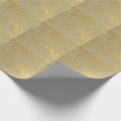 Papier Cadeau Gold Marbling : Grunge Texture Design (Coin)