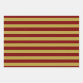 Papier Cadeau Gold On Red Mandala Wrapping Feuille Set de 3 (Devant 2)