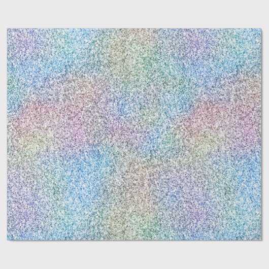 Papier Cadeau Gold Purple Aqua Unicorn Sparkle Parties scintilla (Plat)