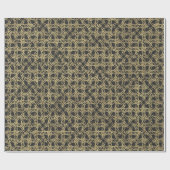 Papier Cadeau Gold Scratch Golden Modern Glamor Unique Élégant (Plat)