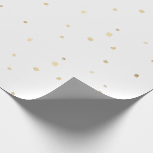 Papier cadeau Gold Sparkle Confetti (Coin)
