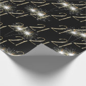 Papier Cadeau Gold Sparklers pour 21e anniversaire (Coin)