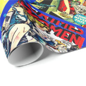 Papier Cadeau Golden Age Adventure Comic Couvertures, Crimes Des (Coin rond)