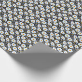 Papier Cadeau Golden Baroque : Floral Chain Texture (Coin)