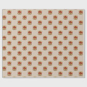 Papier Cadeau Golden Bells (Plat)