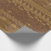 Papier Cadeau Golden Brown Mandala (Coin)