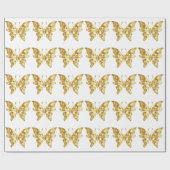 PAPIER CADEAU GOLDEN BUTTERFLY (Plat)