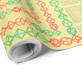 Papier Cadeau Golden Crit-mas (Coin rond)