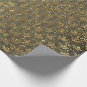 Papier Cadeau Golden Crown Confetti Royal Green (Coin)