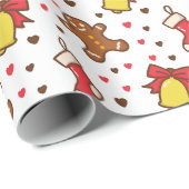 Papier Cadeau Golden Elegance (Coin rond)