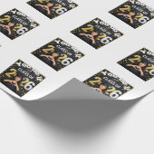 Papier Cadeau Golden Graduation Celebration Card – (Coin)