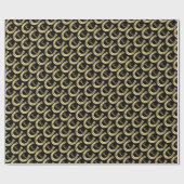 Papier Cadeau Golden horseshoe (Plat)