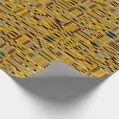 Papier Cadeau Golden Kente African (Coin)