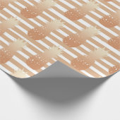 Papier Cadeau Golden Pineapples Pattern (Coin)
