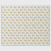 Papier Cadeau Golden retriever Patten Spotty Snow Dog Motif (Plat)