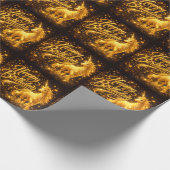 Papier Cadeau Golden Stardust Birthday — Fantasy Unicorn (Coin)