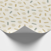 Papier Cadeau Golden Stars et Tree Brunches (Coin)