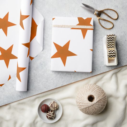 Papier Cadeau Golden Stars Motif 6 (Artisanat)