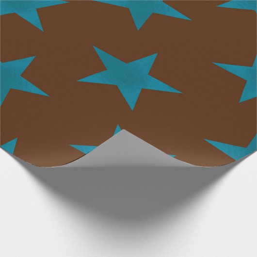 Papier Cadeau Golden Stars Pattern 16 (Coin)
