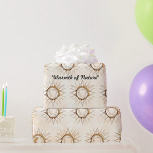 Papier Cadeau "Golden Sun Blaze"