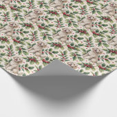Papier Cadeau Goldendoodle Christmas Wrapping Paper (Coin)