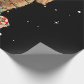 Papier Cadeau Goldendoodle Noël Père Noël Funny Chien Lover Cade (Coin)