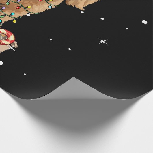 Papier Cadeau Goldendoodle Noël Père Noël Funny Chien Lover Cade (Coin)