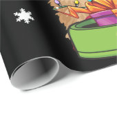 Papier Cadeau Goldendoodle Noël Père Noël Funny Chien Lover Cade (Coin rond)