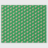 Papier Cadeau Goldendoodle Puppy Christmas (Plat)