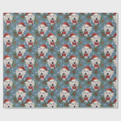 Papier Cadeau Goldendoodle’s Holiday (Plat)