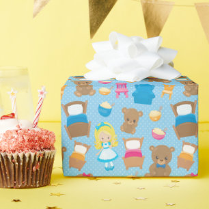 Papier Cadeau Goldilocks et les trois ours