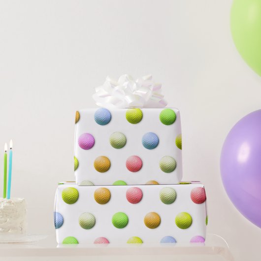 Papier Cadeau Golf (Cadeaux de fête)