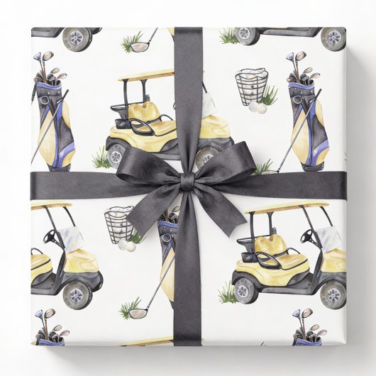 Papier Cadeau Golf