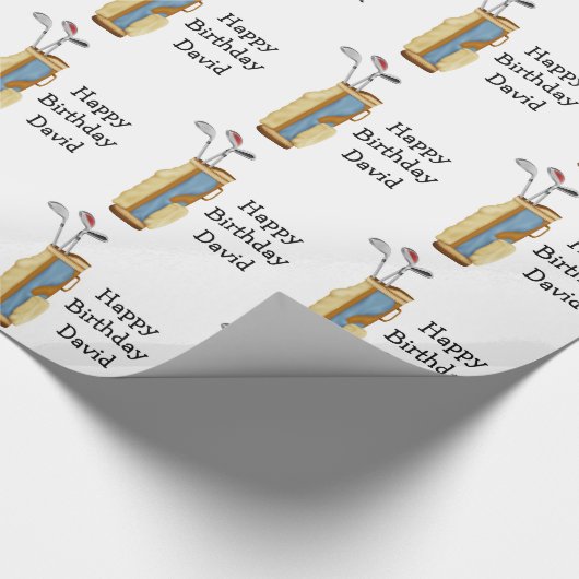 Papier Cadeau Golf (Coin)