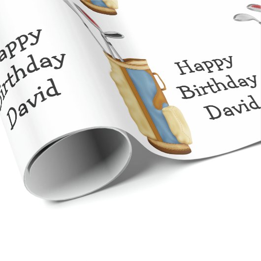 Papier Cadeau Golf (Coin rond)