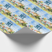 Papier Cadeau Golf 1er Anniversaire Cute thème (Coin)