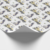 Papier Cadeau Golf Anniversaire (Coin)