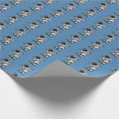 Papier Cadeau Golf Astronaute (Coin)