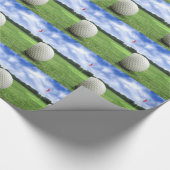 Papier Cadeau Golf Ball 4 (Coin)