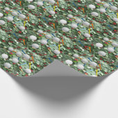 Papier Cadeau Golf Ball et tee Christmas Thème de Noël (Coin)