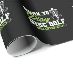 Papier Cadeau Golf Born to Play Disc