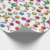 Papier Cadeau Golf Noël Motif Design (Coin)