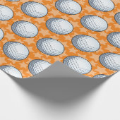 Papier Cadeau Golf personnalisable (Coin)