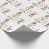 Papier Cadeau Golf pour toujours (Coin)