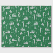 Papier Cadeau Golf Sur Le Vert (Plat)