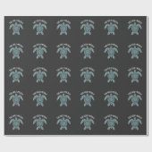 Papier Cadeau Golfe du Mexique Turtle Sea Latino (Plat)