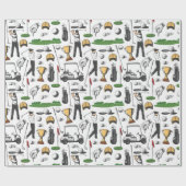 Papier Cadeau Golfers (Plat)