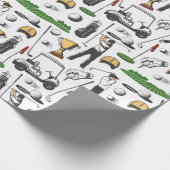 Papier Cadeau Golfers (Coin)