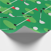 Papier Cadeau Golfeurs verts (Coin)