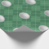 Papier Cadeau Golfing Gift Wrapping Paper (Coin)